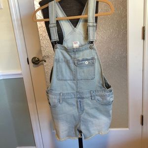 Mossimo Supply Co Bib overall jean shorts M/M
